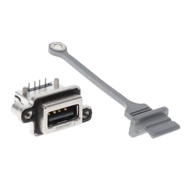 MUSBRA111R1 CONN RCPT USB2.0 TYPEA 4P PCB RA