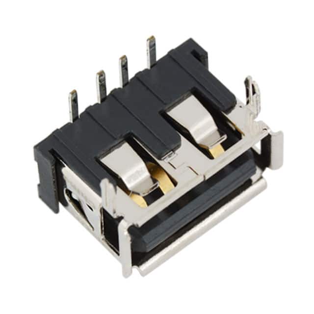 54-00015 CONN RCPT TYPEA 4POS R/A
