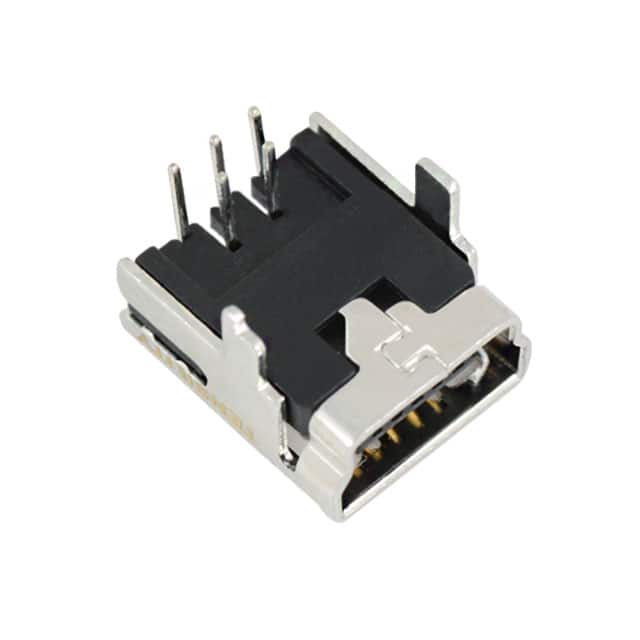 54-00027 CONN RCPT MINI USB B 5POS R/A