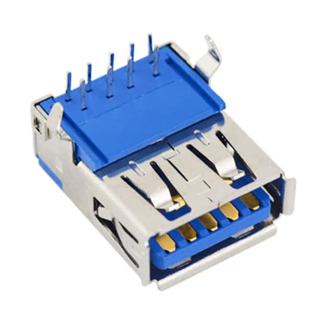 54-00007 CONN RCPT USB3.0 TYPEA 9POS R/A