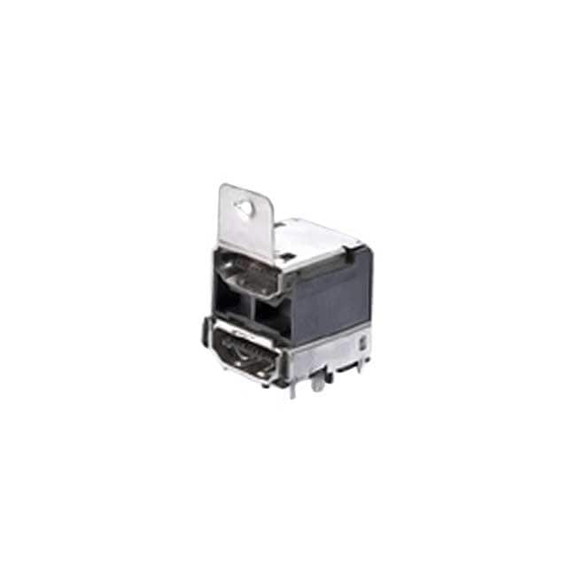 1888811-1 CONN RCP HDMI STACKED 38P PCB RA