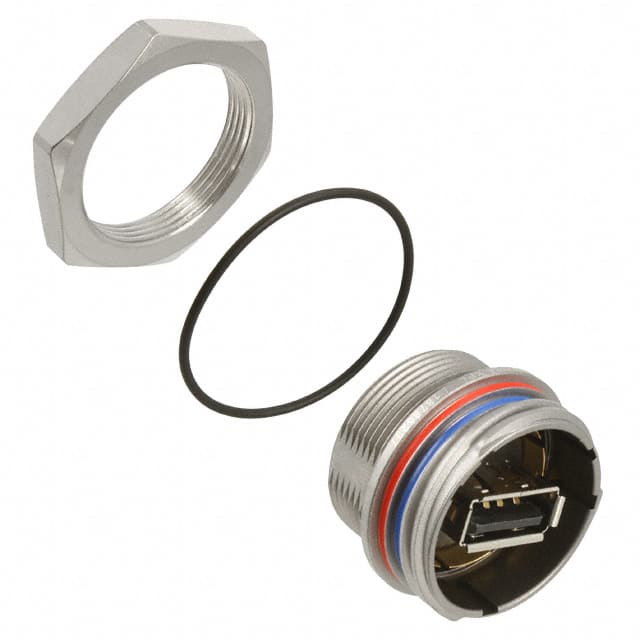 EGW.LM.U2A.XPL CONN RCP USB2.0 TYPEA 4P PNL MNT