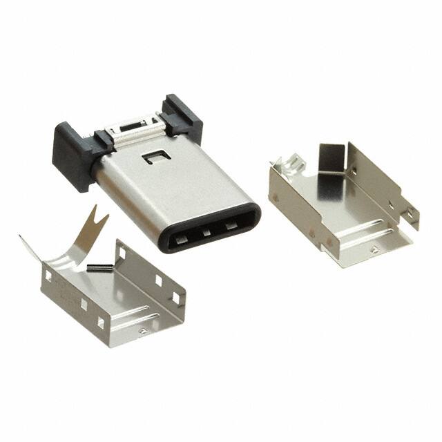 C-AW10-AK5V50 CONN PLUG USB2.0 TYPE C 24P SLDR