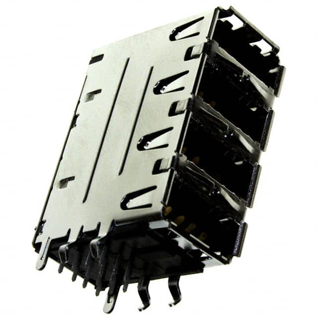 0678570011 CONN RCPT TYPEA STACK 16POS R/A