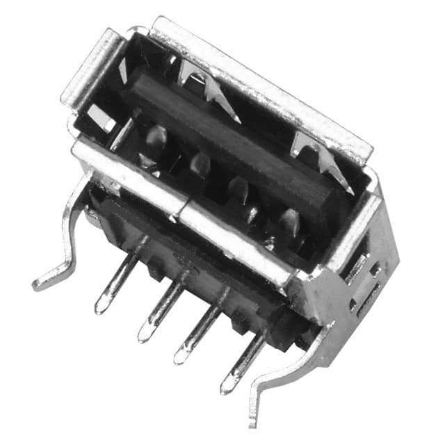 SUSB CONN RCPT TYPEA 4POS R/A