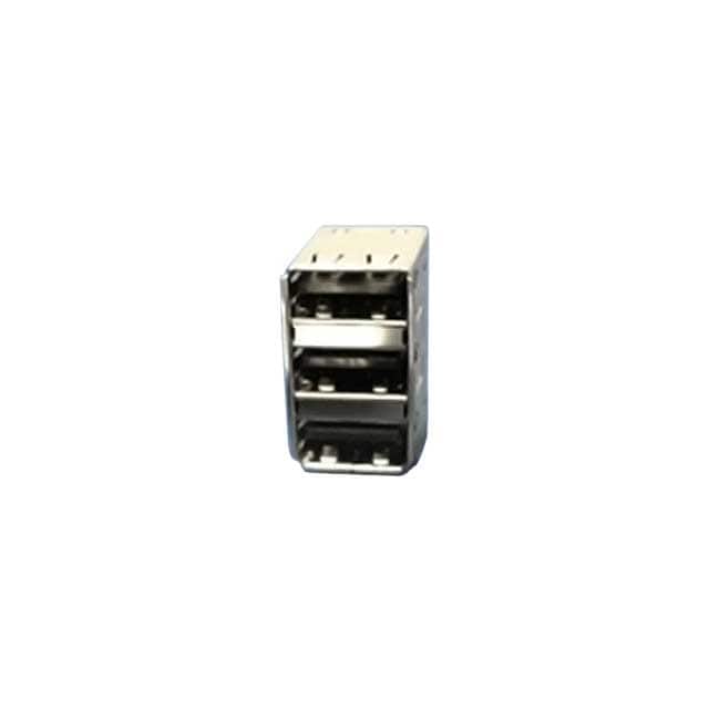1734309-1 CONN RCPT TYPEA STACK 12POS R/A