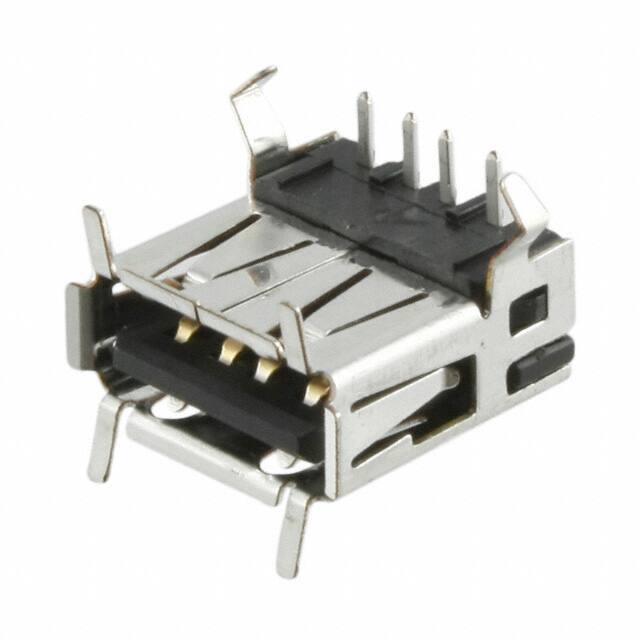 5787761-1 CONN RCPT TYPEA 4POS R/A