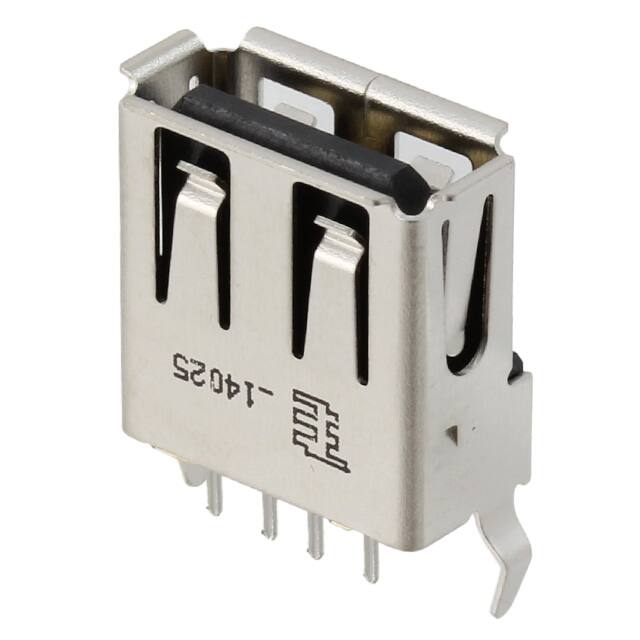 1734085-1 CONN RCPT USB2.0 TYPEA 4POS VERT