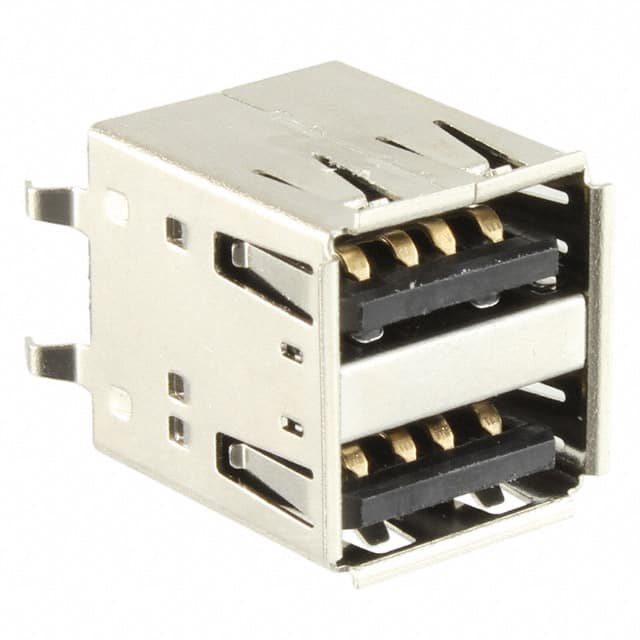 1775066-1 CONN RCPT USB2.0 TYPEA STCK VERT