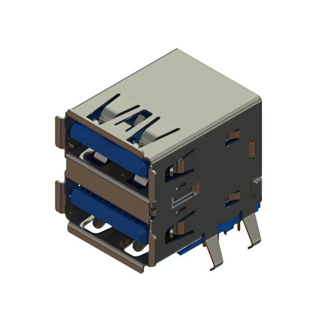 690N218-124-022 690 SERIES DUAL STACK USB TYPE-A