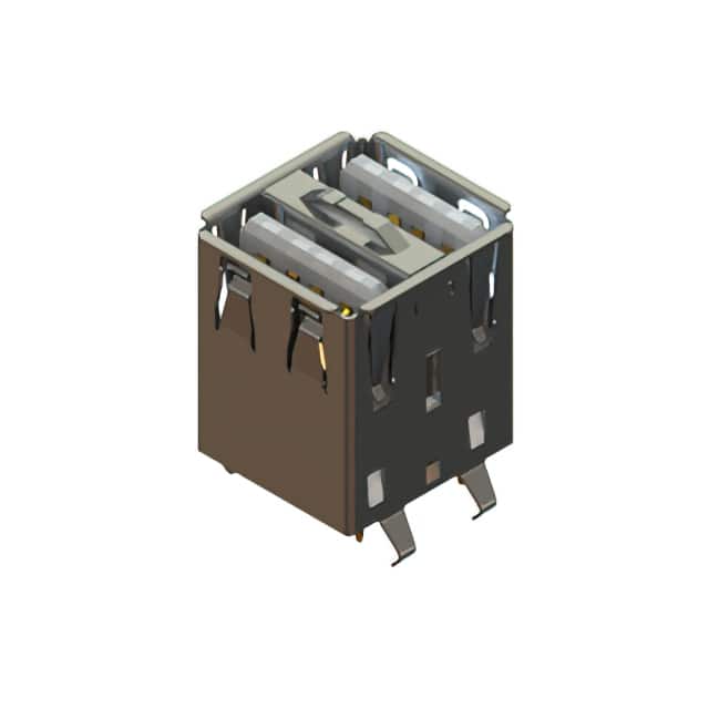 690N208-644-020 690 SERIES DUAL STACK USB TYPE-A