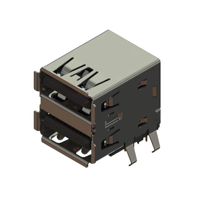 690N218-224-021 690 SERIES DUAL STACK USB TYPE-A