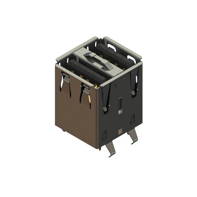 690N208-644-021 690 SERIES DUAL STACK USB TYPE-A