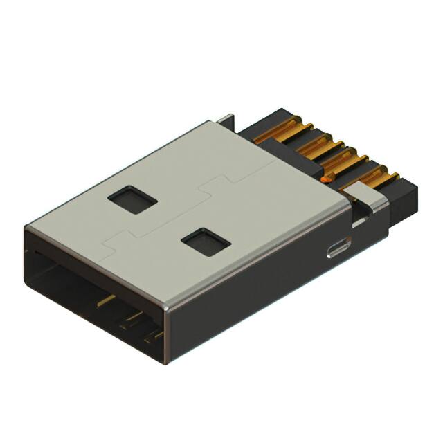 691C104-190-121 691 SERIES USB TYPE-A CABLE END
