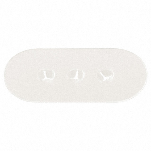 CI-192-028-3SR INSULATOR CRYSTAL 3HOLE CLEAR