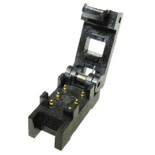 AXS-7550-06-03 SOCKET 6PAD 7.5X5.0 OSCILLATOR