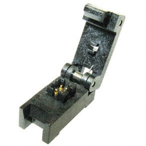 AXS-2520-04-10 SOCKET 4PAD 2.5X2.0 CRYSTAL