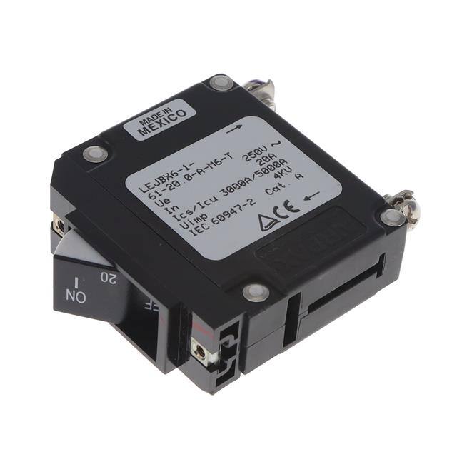 LEJBX6-1-61-20.0-A-M6-T CIR BRKR MAG-HYDR 20A ROCKER