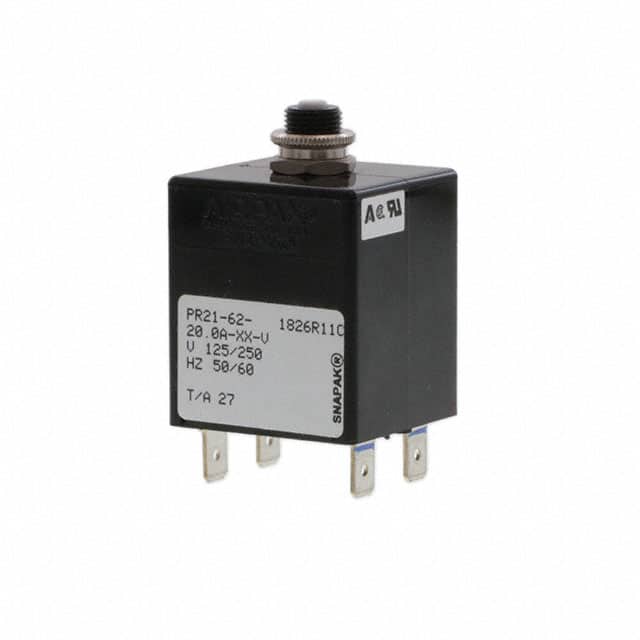 PR21-62-20.0A-XX-V CIR BRKR MAG-HYDR 20A PUSH-RESET