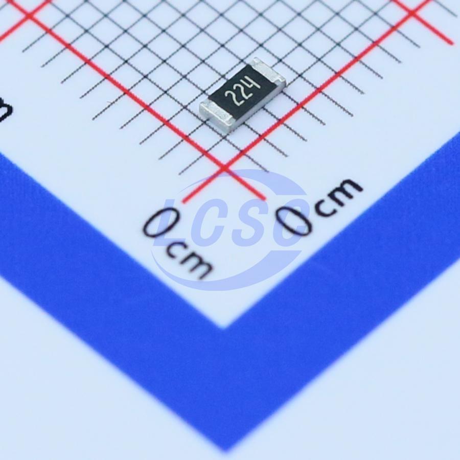 RTT06224JTP The Ralec Electronic RTT06224JTP is a surface mount chip resistor with a resistance of 220 kOhms and a tolerance of ±1%.