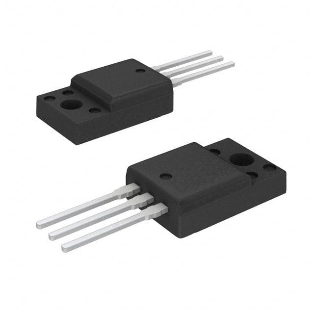 FDPF5N50T N-channel MOSFET with 500V drain-source voltage and 5A continuous drain current, in a TO-220F-3 through-hole package.