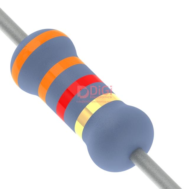 RSMF3JT3K30-C1 The Stackpole Electronics Inc RSMF3JT3K30-C1 is a through-hole resistor with a resistance of 3.3 kOhms and a tolerance of ±5%. It has a power rating of 3W.