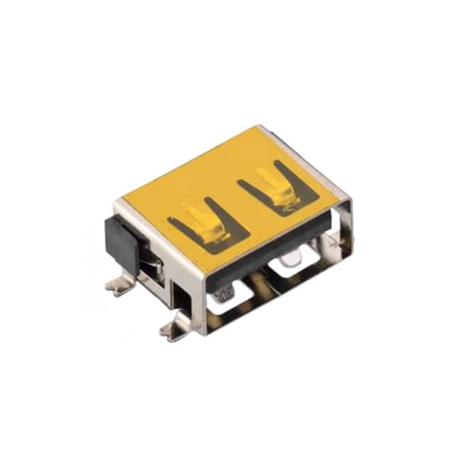 629104190121 CONN RCPT USB2.0 TYPEA 4P SMD RA