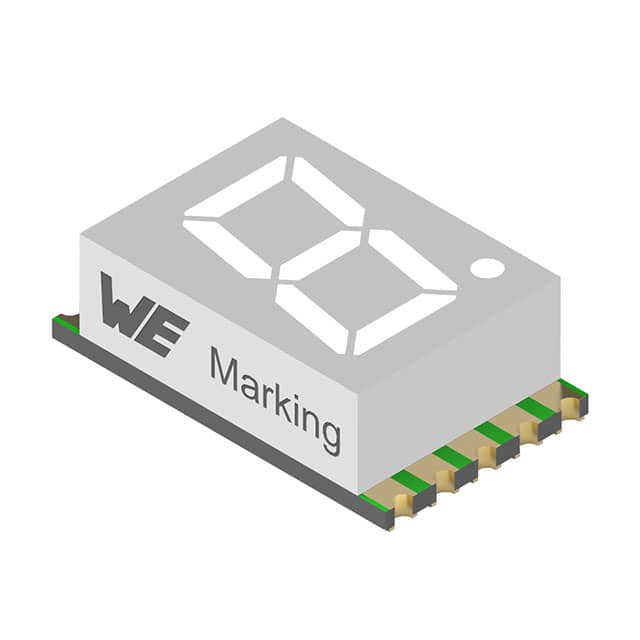 157112V12700 WL-S7DS 7 SEGMENTS DISPLAY SMT S