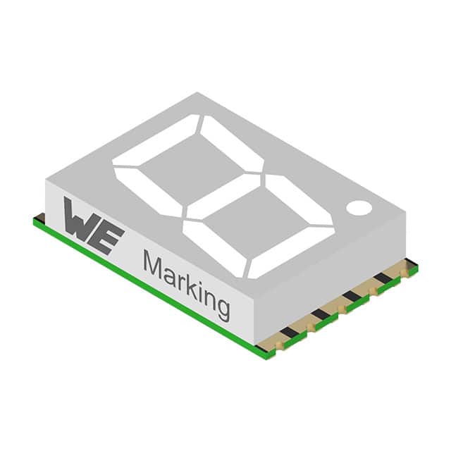 157143B12800 WL-S7DS 7 SEGMENTS DISPLAY SMT S