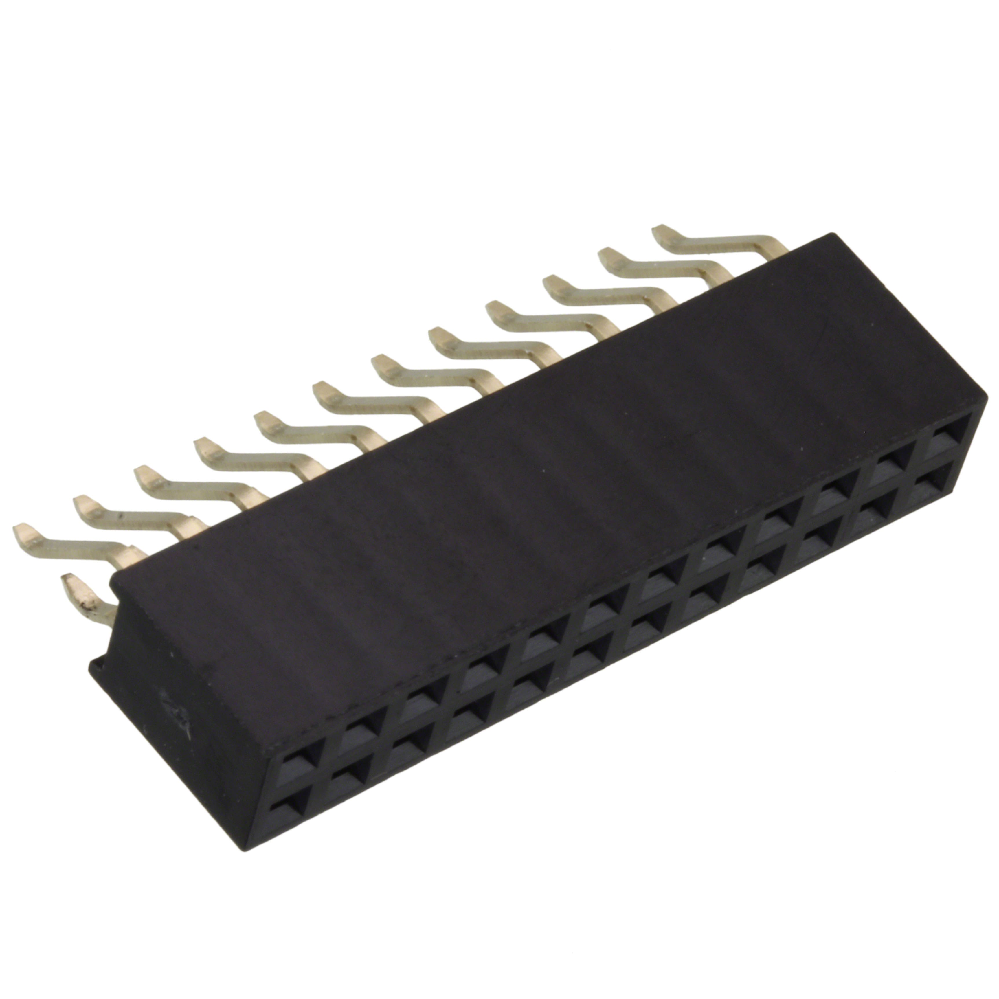 610124249221 CONN HDR 24POS 0.1 GOLD SMD R/A