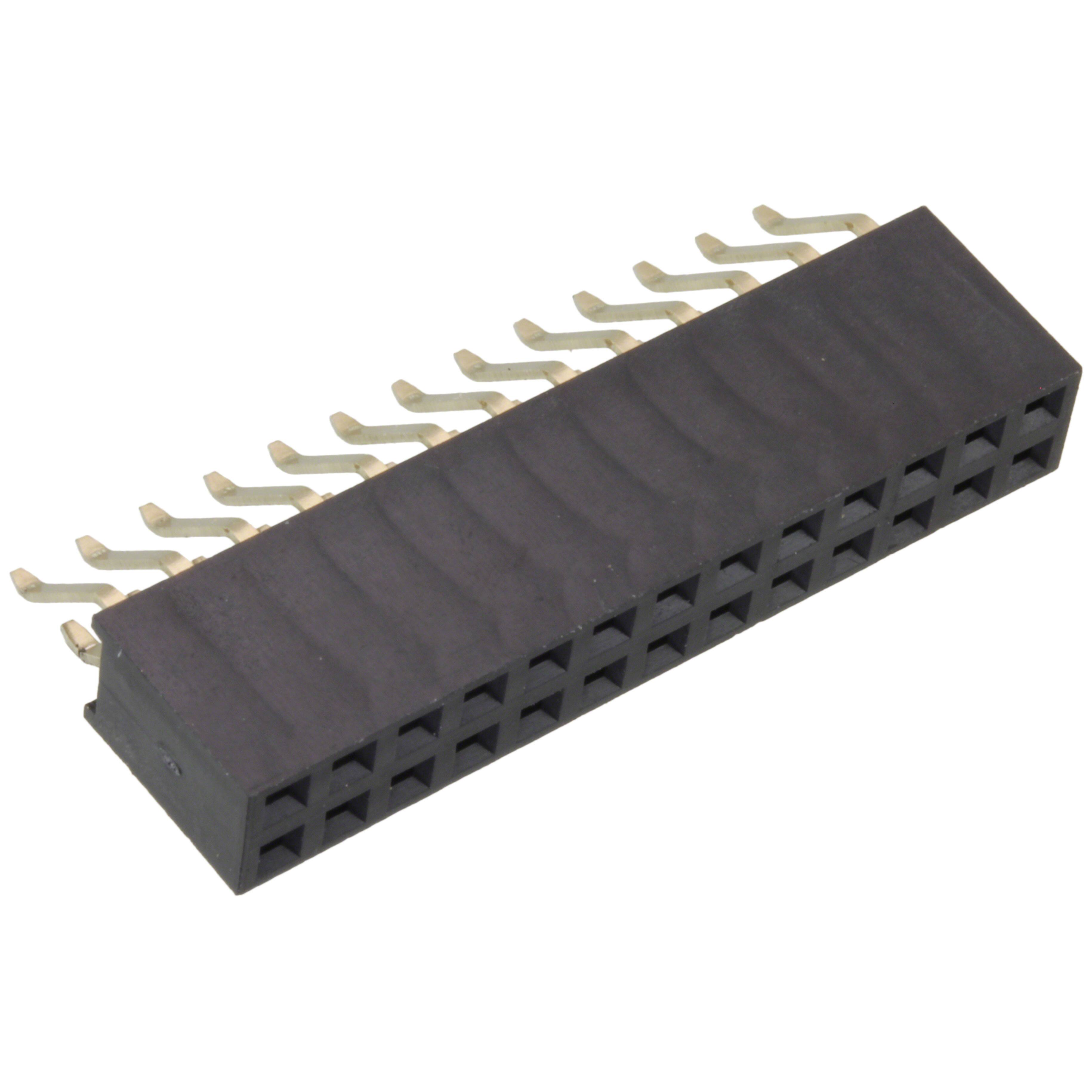 610126249221 CONN HDR 26POS 0.1 GOLD SMD R/A