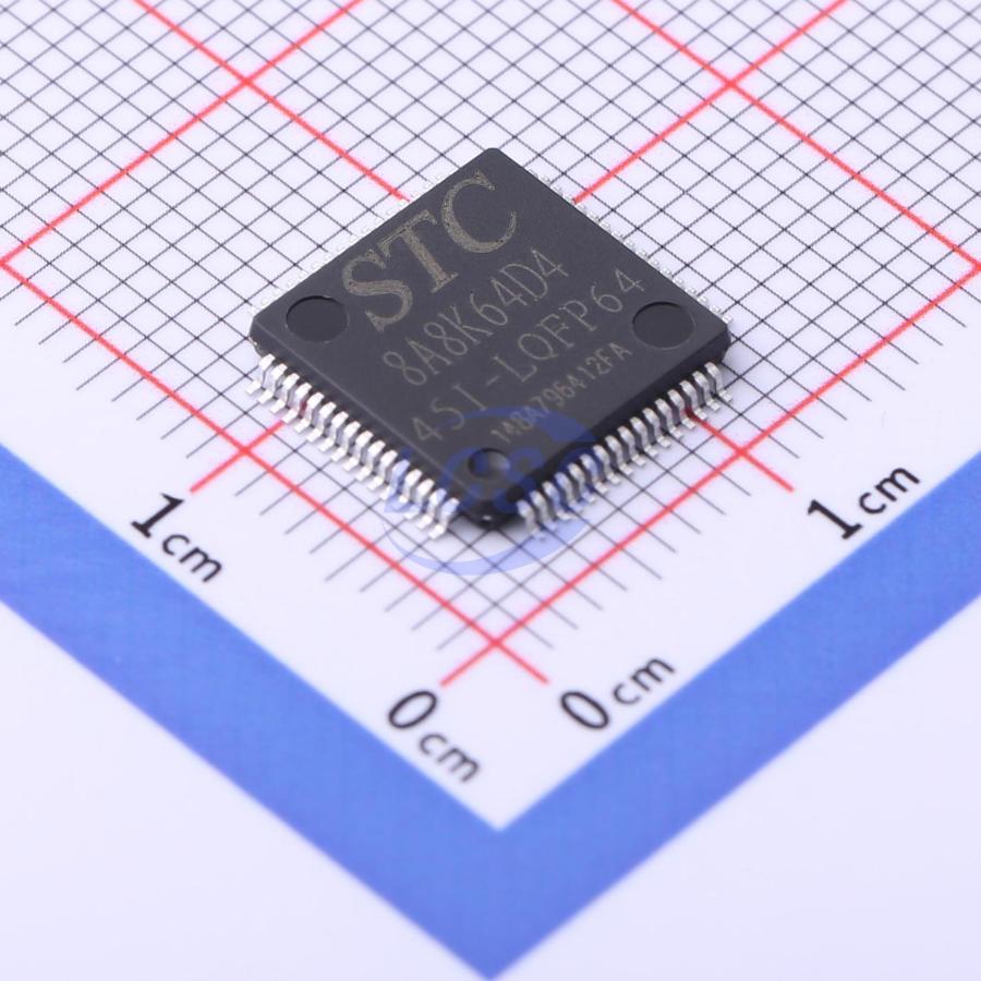 STC8A8K64D4-45I-LQFP64 The STC8A8K64D4-45I-LQFP64 is a microcontroller from STC Micro. It is RoHS3 Compliant with an MSL of 1 Unlimited and REACH Unaffected.