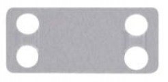 MMP172-C Panduit MMP172-C is a 304 stainless steel wire marker designed for cable tie mounting. It measures 19.1mm x 43.7mm with a 0.25mm thickness and features a blank legend.