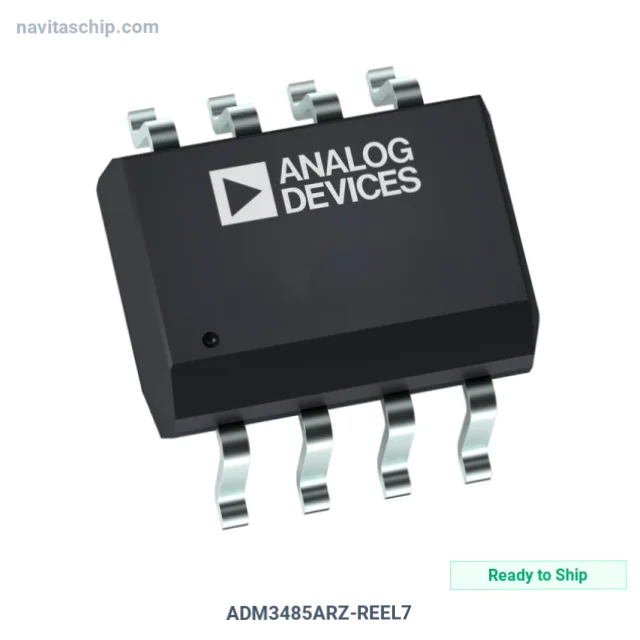 ADM3485ARZ-REEL7 The ADM3485ARZ-REEL7 is a transceiver supporting RS422 and RS485 protocols with a data rate of 10 Mbps and a supply voltage of 3V to 3.6V.