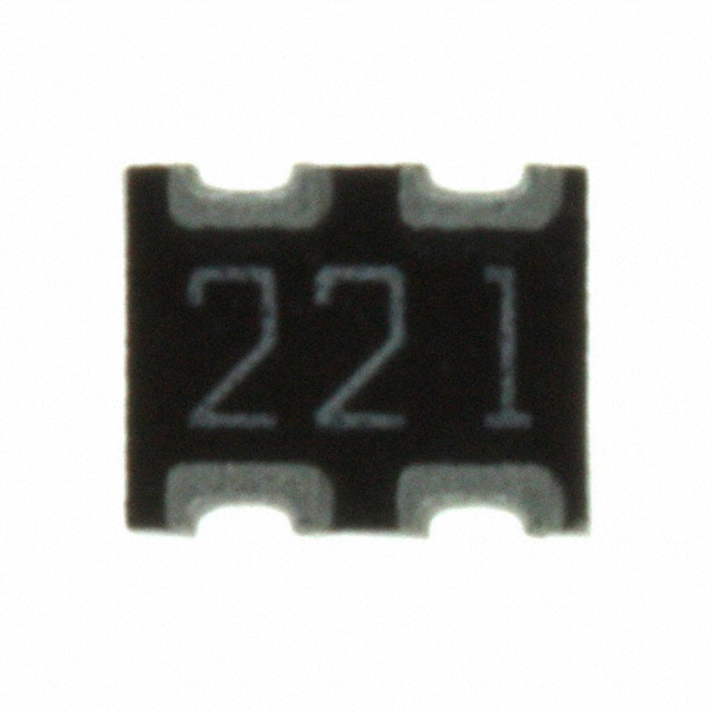 743C043221JP RES ARRAY 2 RES 220 OHM 1008