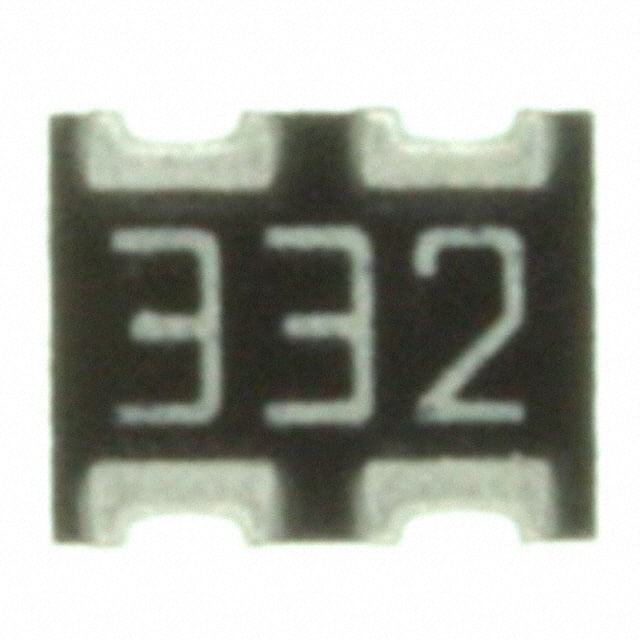 743C043332JP RES ARRAY 2 RES 3.3K OHM 1008