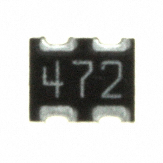 743C043472JTR RES ARRAY 2 RES 4.7K OHM 1008