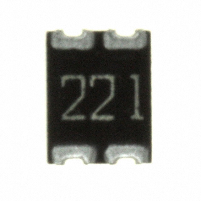 744C043221JTR RES ARRAY 2 RES 220 OHM 1210