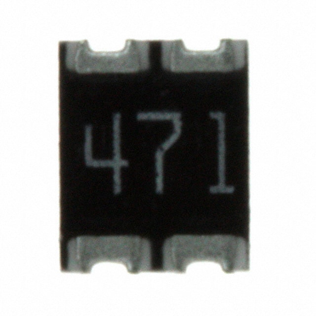 744C043471JP RES ARRAY 2 RES 470 OHM 1210