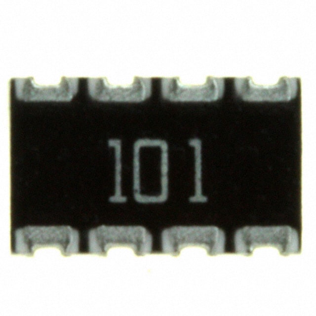744C083101JP RES ARRAY 4 RES 100 OHM 2012
