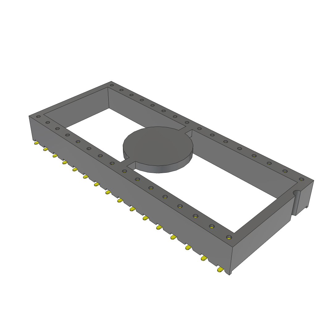 ICF-632-T-O-TR The SMT ICF-632-T-O-TR is a connector with RoHS3 Compliant, MSL 1 Unlimited, and REACH Unaffected status. It is part of the 'New Products' category.