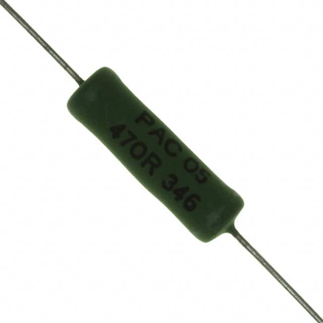 PAC500004700FAC000 RES 470 OHM 5W 1% AXIAL