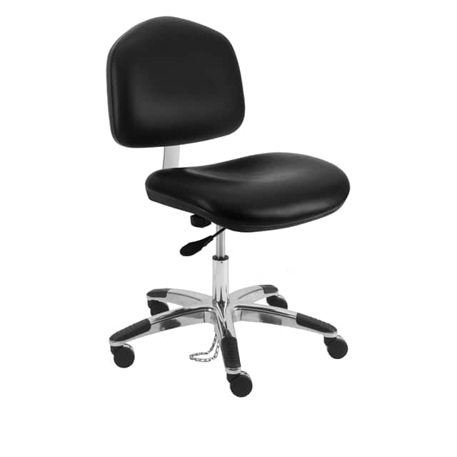 WAS-DV1+BLACK BENCHPRO VINYL ESD WIDE CHAIR DE