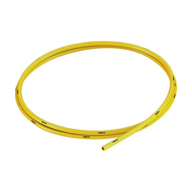 PUN-H-4X0,75-GE TUBING YELLOW PLASTIC 4MM 50M