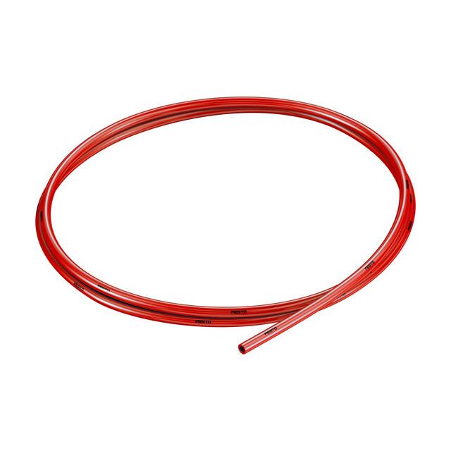 PUN-H-4X0,75-RT TUBING RED PLASTIC 4MM 50M