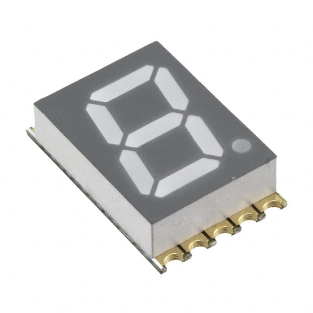 VDMY10C0 DISPLAY 7SEG 0.39" SGL YLW 10SMD