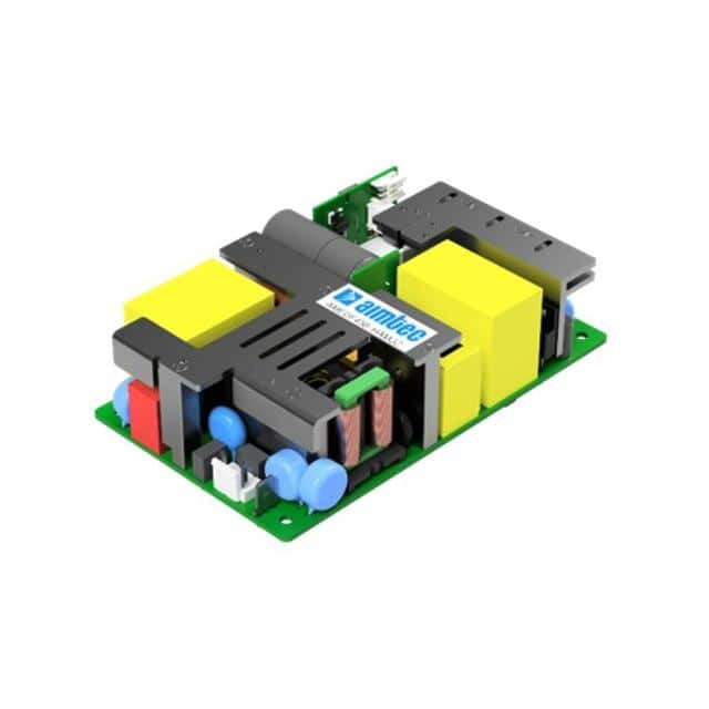 AMEOF450-12SHAMJZ-F The Aimtec AMEOF450-12SHAMJZ-F is a 400W AC/DC converter featuring a 12.6V output and 91% efficiency. It operates within a -40°C to 70°C temperature range.