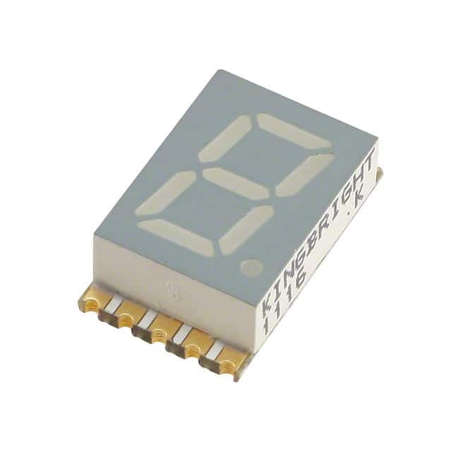 ACSA03-41EWA-F01 DISPLAY 7-SEG 0.3" SGL RED 10SMD