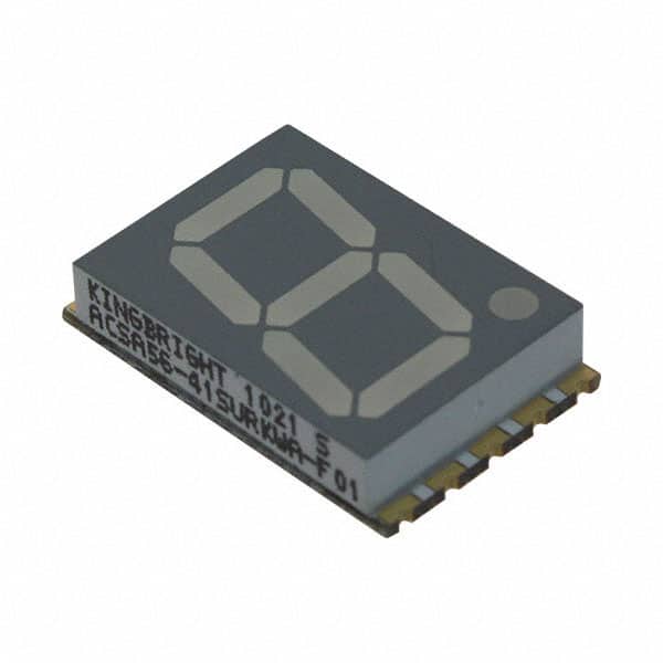 ACSA56-41SURKWA-F01 DISPLAY 7SEG 0.56" SGL RED 10SMD