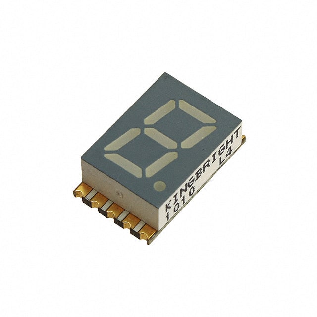 ACSC03-41SGWA-F01 DISPLAY 7SEG 0.3" SGL GRN 10SMD